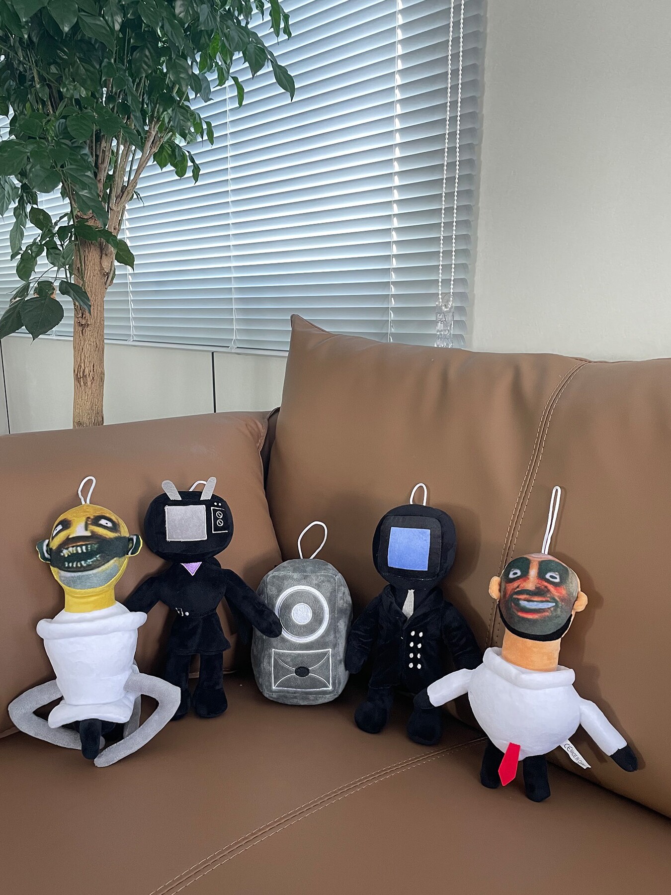 화장실 남자 대 감시 남자 카메라 남자 인형 플러시 장난감 스푸핑 인형 어린이 휴일 선물 세트