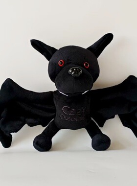 跨境新品Ozzy Osbourne - Bat-Biting Plush Toy可分头蝙蝠毛绒