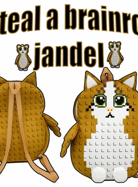 跨境steal a brainrot Sammy Jandel plush窃取脑腐挂件周边书包