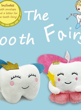 跨境热品The Tooth Fairy牙仙子填充毛绒公仔玩偶可爱乳牙礼物