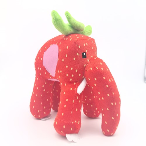 跨境新品steal a brainrot Strawberry Elephant草莓大象毛绒玩具