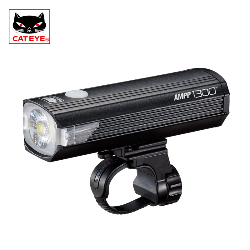 CATEYE猫眼自行车灯夜骑强光手电筒公路车充电前灯山地车骑行装备