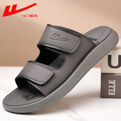 驾车鞋 回力凉鞋 真皮软底休闲凉拖鞋 户外防滑沙滩鞋 男2025夏季 新款