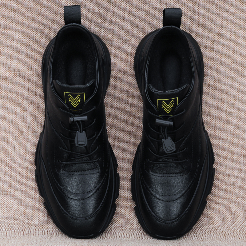 男鞋真皮秋冬旅游鞋潮头层牛皮软