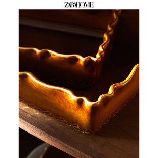 Zara 42210757950 复古铜色炻制陶瓷盘子烤箱烘培托盘焗饭碗 Home