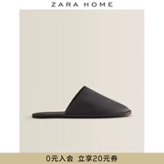 Zara Home Châu Âu Tiện nghi Dark Blue Men Da nam dành cho người lớn 16012071010 - Trang chủ