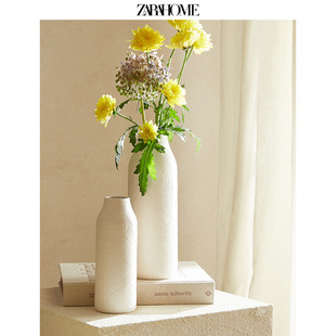 粗糙纹理陶瓷花瓶家居装 饰插花干花摆件 Home Zara 48254046779