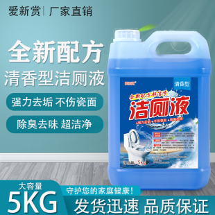 洁厕灵大桶装 酒店家用马桶清洁剂强力除垢尿碱厕所除臭清香型10斤