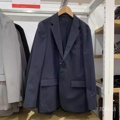 缘单！男装春夏季空气感快干弹力轻型茄克商务西装外套夹克464000