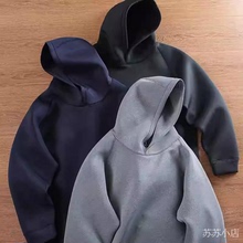 苏苏家！男装春秋高弹力快干运动连帽长袖机能套头卫衣外套444969