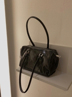 德国小众设计Liebeskind油蜡头层牛皮大容量休闲单肩包腋下包女