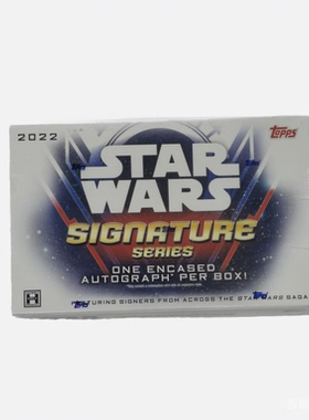 Topps 2022 星球大战 Starwars 签名盒 高端