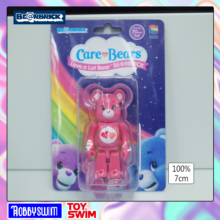 BE@RBRICK100%挂卡爱心熊