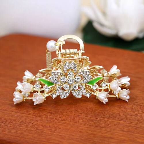 铃兰花抓夹女优雅气质发夹