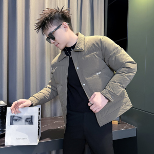 101B-MF207-P128控168冬季翻领百搭棉服保暖棉衣社会潮男士外套0，男装棉衣，电商C301B