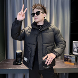 101B-MF204-P118控158冬季立领字母棉服保暖棉衣社会潮男士外套1，男装棉衣，电商C301B