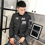 3美式重工刺绣棒球领棉服社会小伙棉衣保暖外套C301B-MF05，男装棉衣，电商C301B