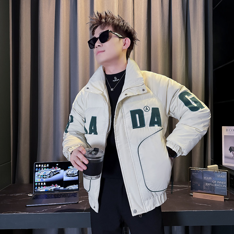 101B-MF109-P128控168冬季立领刺绣棉服保暖棉衣社会潮男士外套2,男装棉衣,电商C301B