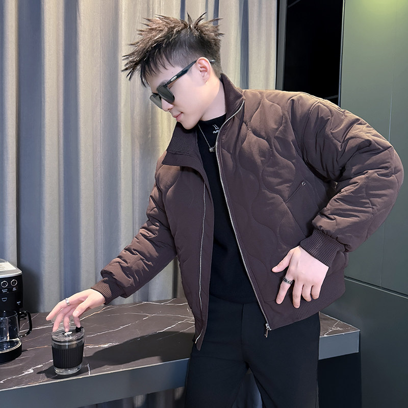 101B-MF210-P148控198冬季立领棉服保暖高领棉衣社会潮男士外套1,男装棉衣,电商C301B