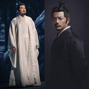 影视古装汉服男古装大臣服武侠古装侠客服群演古装书生服演出服