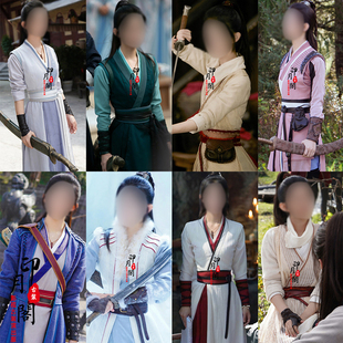 影视有翡同款古装女士汉服女剑客侠女古装仙侠女侠客演出服
