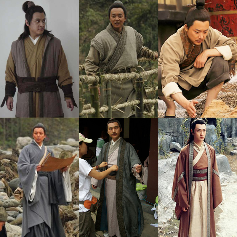 影视古装武侠古装古代农民古装群演古装棉麻侠客服书生服商贩古装