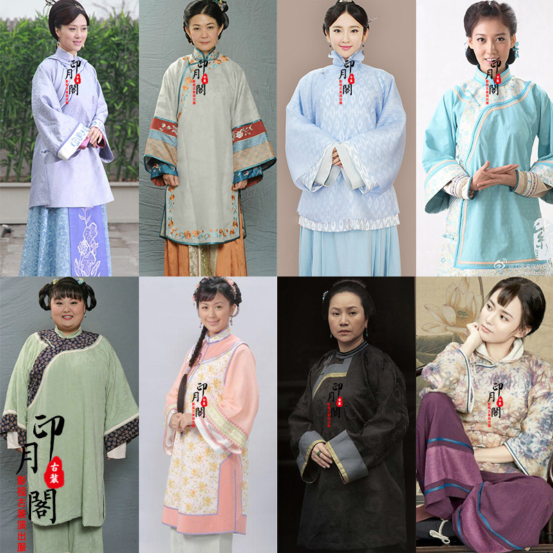 民国秀禾服写真小姐丫鬟影视古装