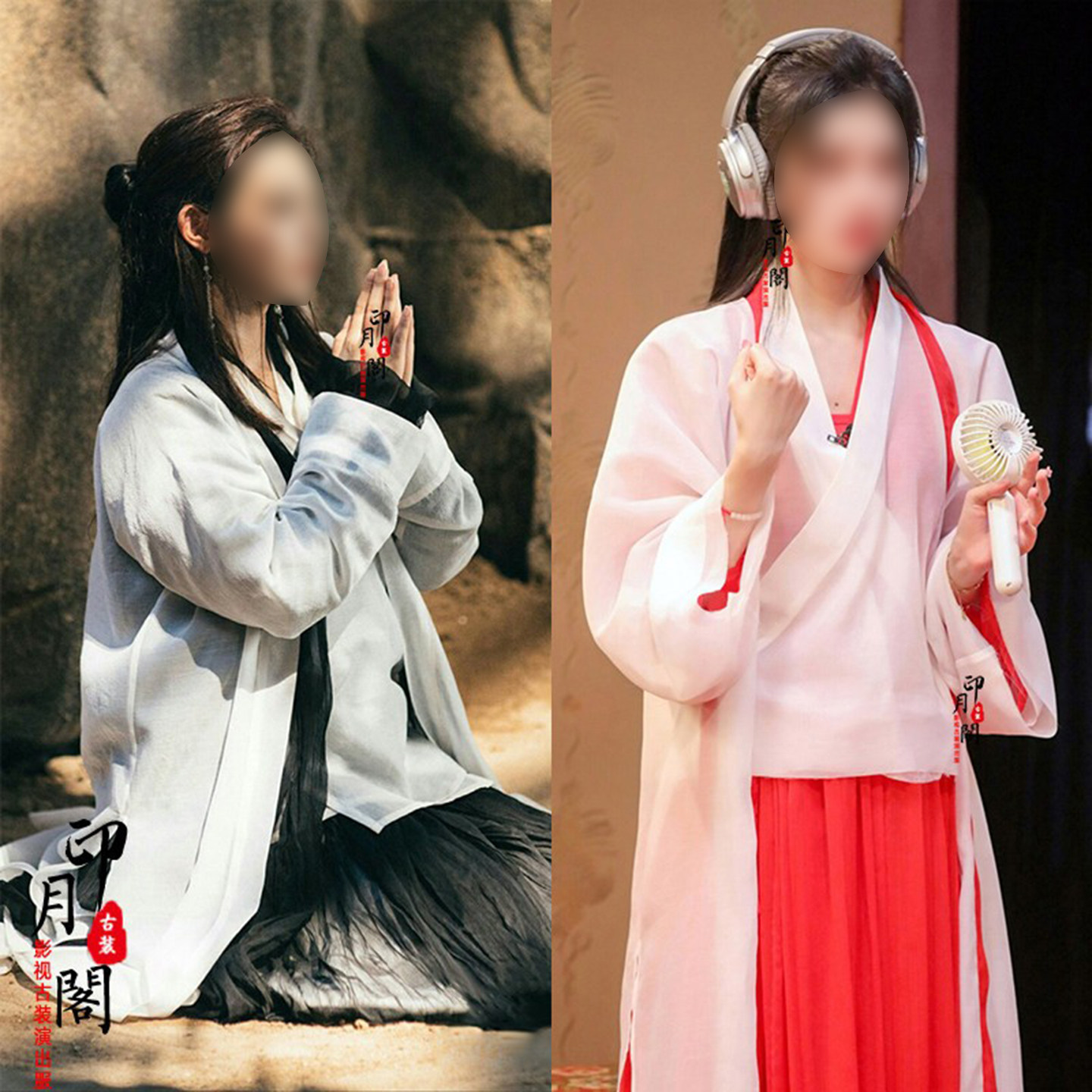 大话西版紫霞同款古装红色黑色女侠女剑客服飘逸仙子古装