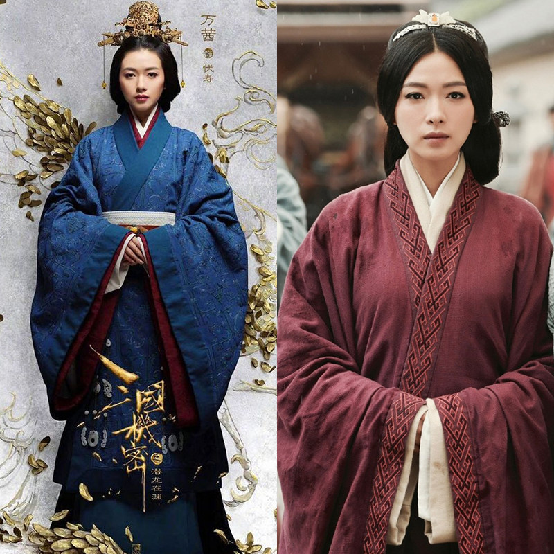 皇后服棉麻影视古装机密同款