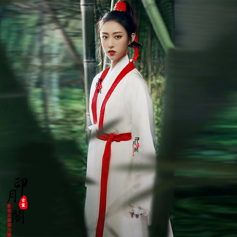 夏季白色飘逸仙女服影视古装
