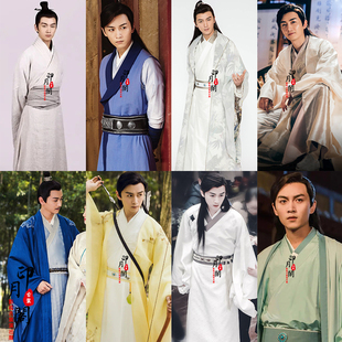 独孤皇杨戬同款魏晋风男士汉服飘逸侠客服剑客服公子古装