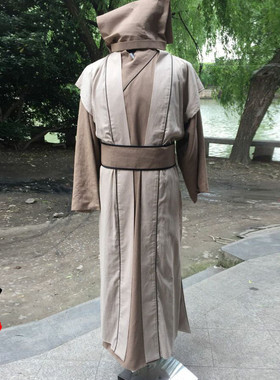 新款古装令狐冲古装男士古装汉服棉麻武侠古装侠客服农民服地主服