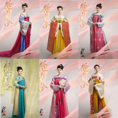 古装 影视装 柜中同款 唐朝女贵妃皇后日常汉服刺绣齐胸襦裙演出服