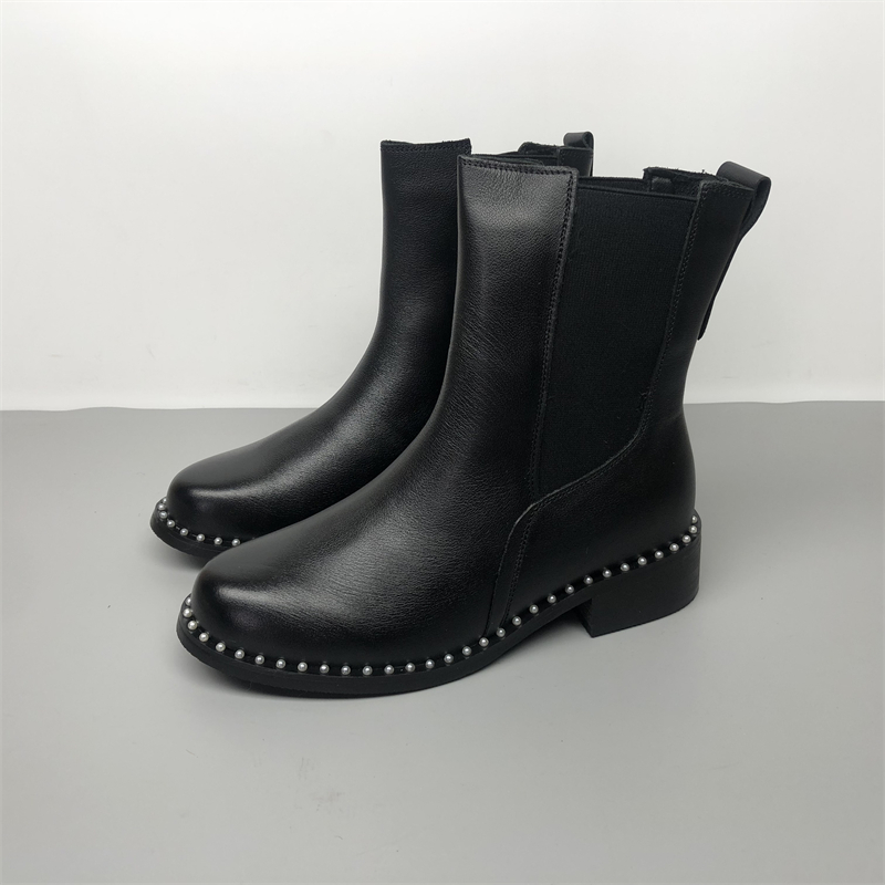 专柜撤柜烟筒靴牛皮断码处理特价