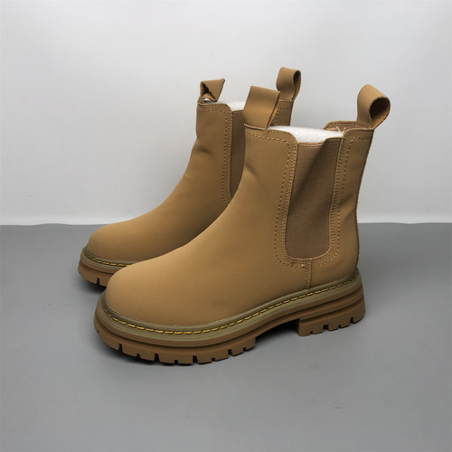 品牌撤柜真皮马丁靴女2025秋季