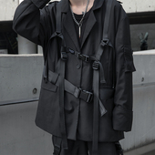 2019超酷INS多功能背带机能风装 饰肩带可调节插扣腰带潮流男女