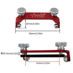 新款小型滚轮磨刀支架铝合金定角磨刀器凿子磨刀器固定角刀工具