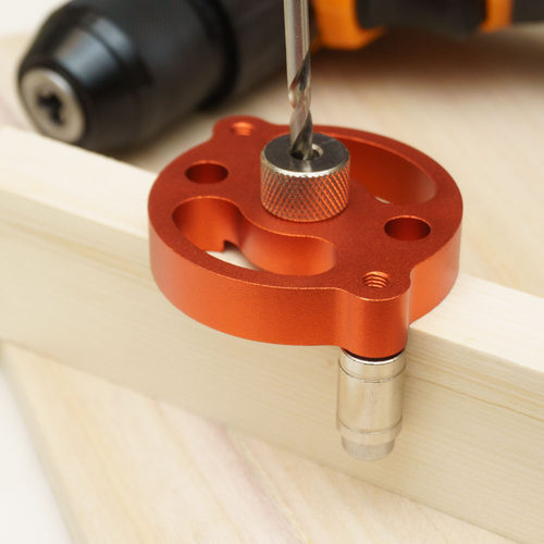 圆木榫中心打孔定位器