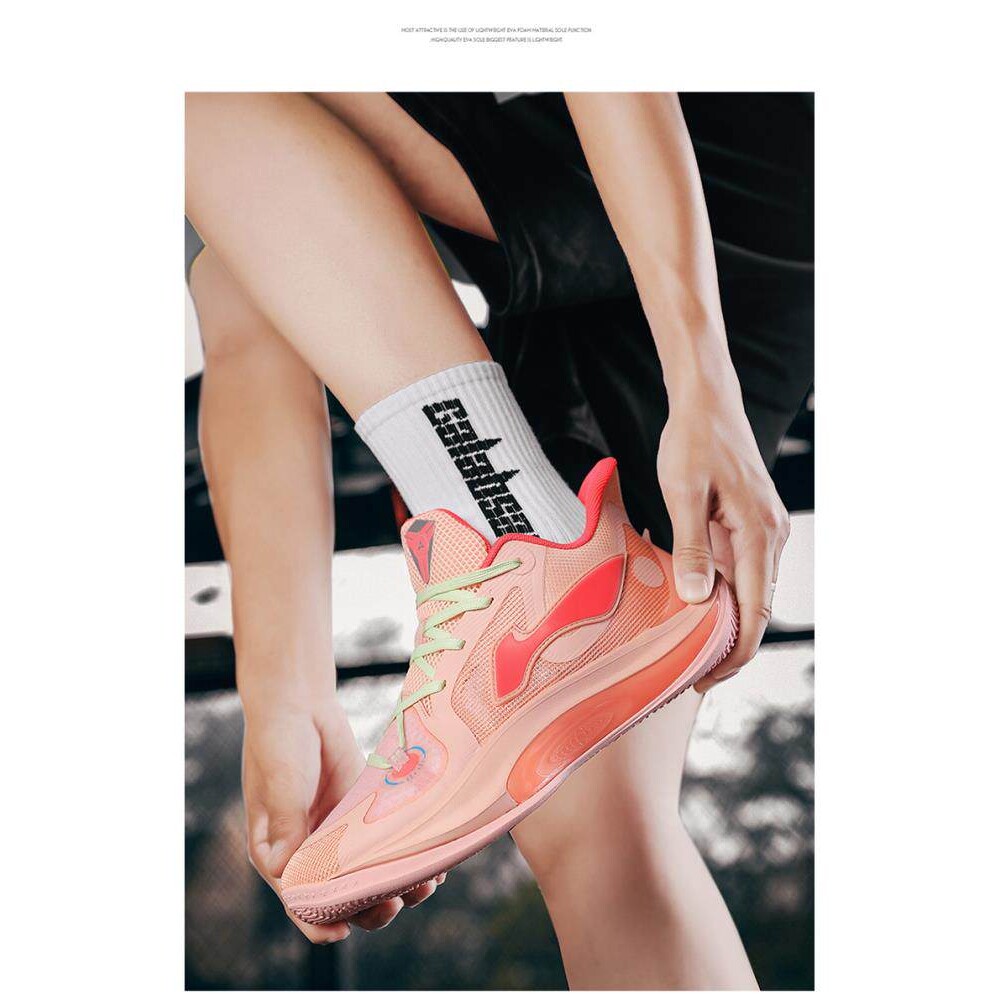 音速11实战球鞋男款透气减震摩擦有声音全城11儿童篮球鞋男青少年