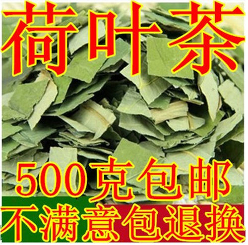 微山湖荷叶茶 干荷叶片 可配干冬瓜皮 花草茶 新茶叶花茶500g包邮