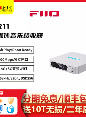 FiiO/飞傲 SR11流媒体音乐接收器数字转盘网桥hifi发烧Roon播放器