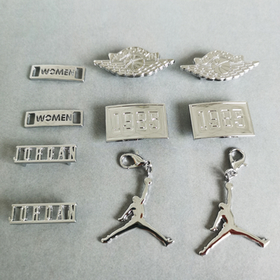 新款现货适配aj银色金属可拆卸