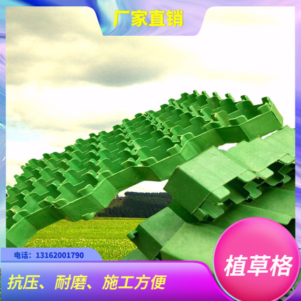 塑料绿色植草格停车场 植草格植草坪运动场消防车道生活 社区绿化