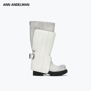 SHADOW影子 ANDELMAN ANN 高筒骑士靴增高长靴 吴千语同款