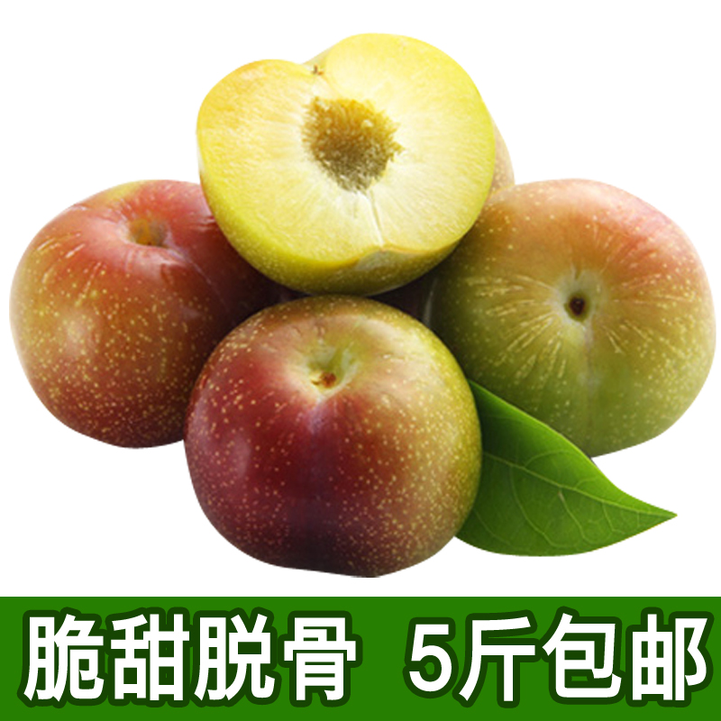 助農四川宜賓李子茵紅李半邊紅脫骨脆李青脆包郵新鮮水果現摘現發