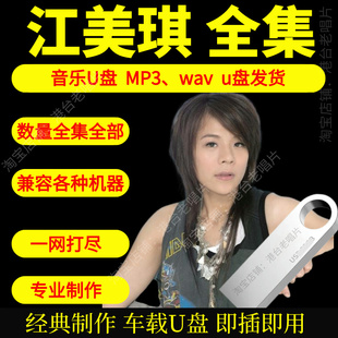 江美琪音乐U盘出道至今全集专辑大全高品质MP3无损音质车载U盘新