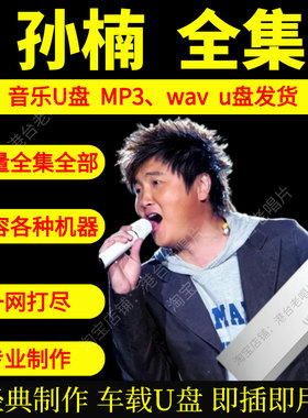 孙楠音乐U盘出道至今全集专辑大全高品质MP3无损音质车载U盘新款