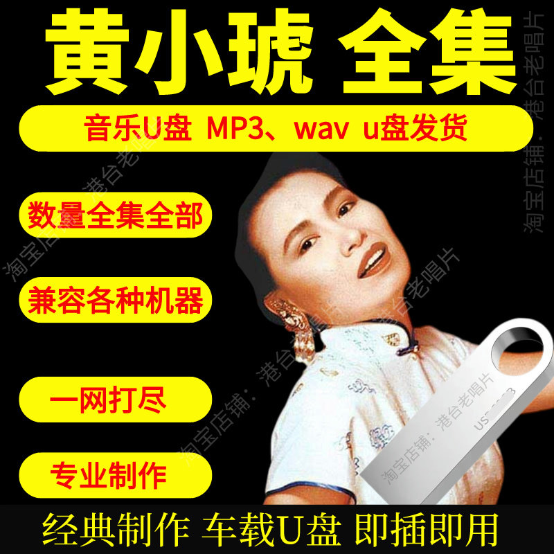 黄小琥音乐U盘出道至今全集专辑大全高品质MP3无损音质车载U盘新图片