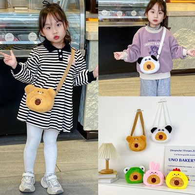 单肩斜挎包可爱卡通休闲百搭