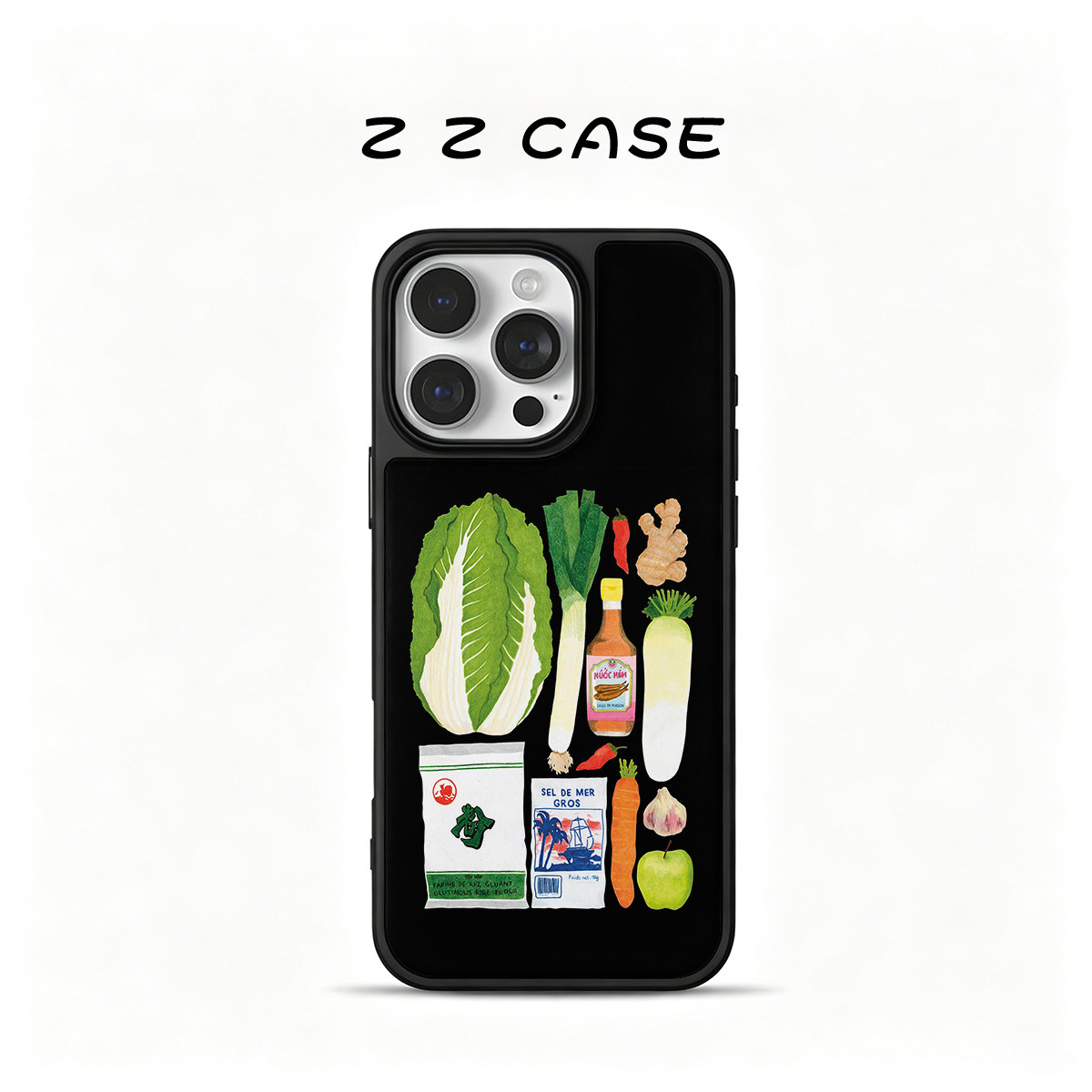 素食蔬菜适用于苹果华为小米手机壳18promax磁吸iPhone17新款16小众15复古可爱14不撞款13保护套磨砂玻璃